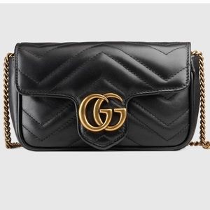 GG Marmont matelassé leather super mini bag